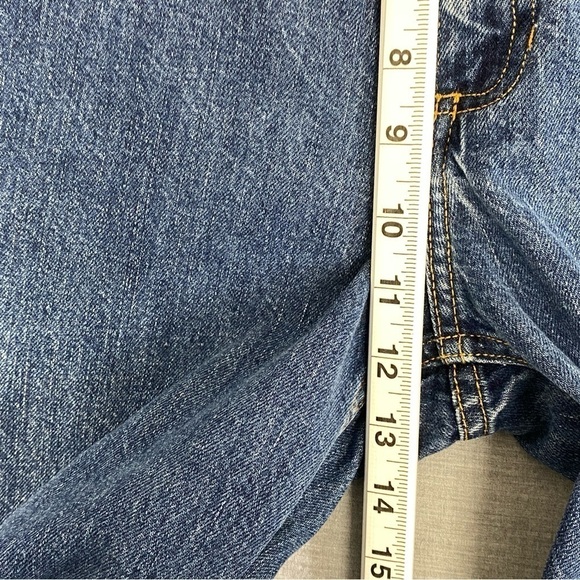 Jones Sport Mom Jeans Womens Sz 12 Blue Cotton High Waisted Straight Medium Wash - Picture 8 of 10